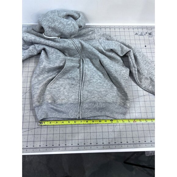 MW Gray Zip-Up Hoodie Sz. M Vintage 1980’s Metal Zipper ~minty~ Rocky Balboa - Picture 12 of 16